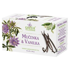 Grešík Mučenka a vanilka ovocný čaj 20 sáčkov